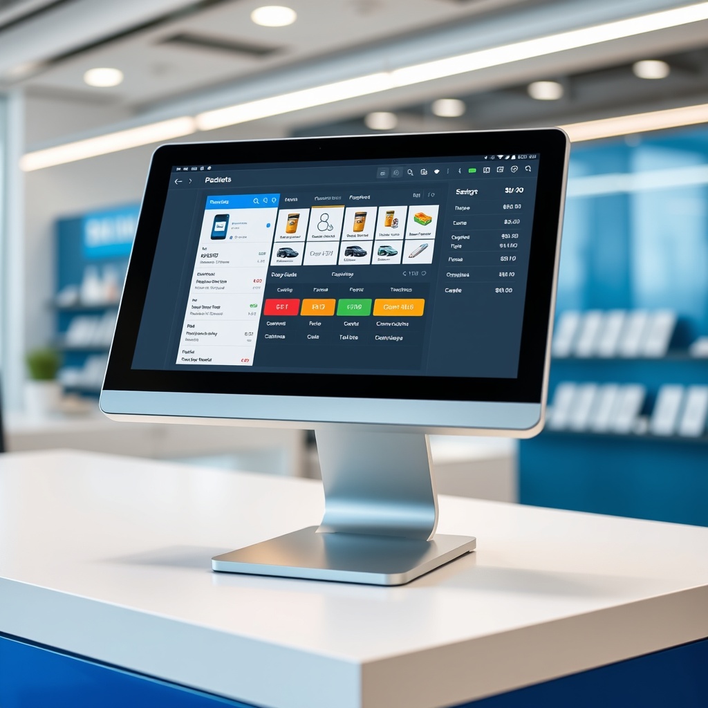 Modern POS System Interface